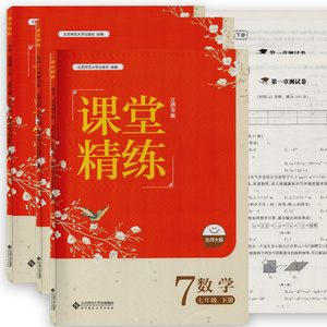 2024年江西专版课堂精练七八九年级下数学789初一初二初三年级中学生北师大版北京师范大学出版社集团初中生下册课堂精练数学BSD