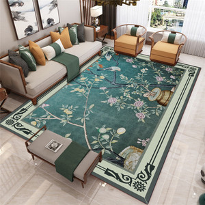 简约后现代北欧美式轻奢新中式欧式沙发客厅茶几地毯卧室床边地垫