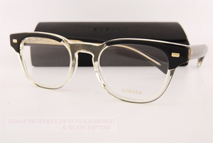 新款！ Eyevan  眼镜框架 HANK PBK/ECR 黑/水晶色 51mm