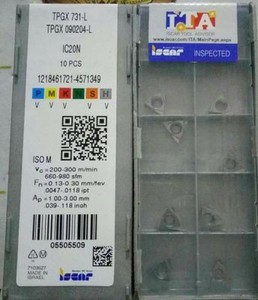原装正品 伊斯卡数控刀片 TPGX090204L IC20 IC20N IC908