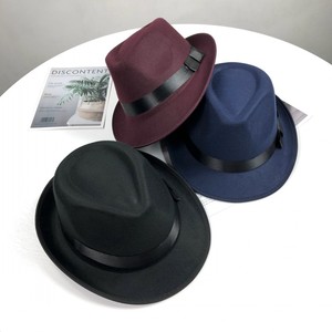 新款时尚绅士帽爵士帽韩版潮男女英伦复古小礼帽休闲舞台表演帽子
