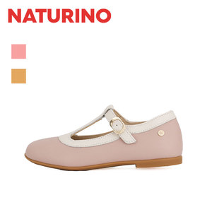 Naturino那都乐意大利进口2023春季新款女童公主鞋皮鞋演出鞋牛皮