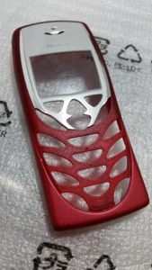 Nokia/诺基亚8310 原装9新前壳（大红色，收藏品）