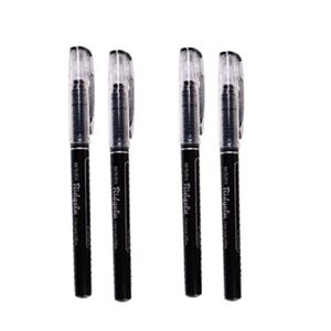 晨光文具直液式走珠笔0.5mm黑色大容量全针管，可替换笔芯。