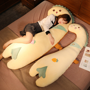 可爱豆豆绒水果面包抱枕公仔毛绒玩具布娃娃男生款床上夹腿侧睡女