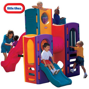 美国Littletikes小泰克儿童室外游乐设施玩具幼儿园室内攀岩滑梯