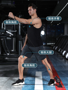 拉力器绳索拉力绳健身男家用练手臂女士多功能吸盘式胸肌训练器材
