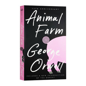 动物农场庄园 英文原版小说 Animal Farm George Orwell乔治奥威尔1984作者英语进口外文书籍搭怦然心动flipped哈利波特追风筝的人