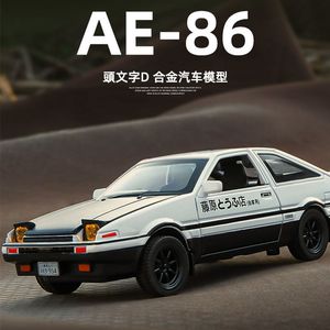 丰田AE86车模头文字D玩具合金模型秋名山车神藤原拓海GTR男生礼物