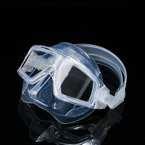 自由潜面镜潜水眼镜大神款大框防雾泳镜美人鱼低容积专业浮潜面罩