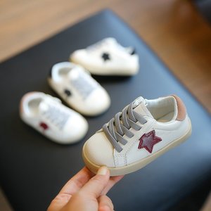 女宝宝鞋子小男童小白鞋防滑软底婴儿学步鞋0-1-3岁单鞋脏脏鞋潮2