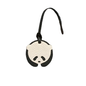 可爱大熊猫包包挂件pu皮卡通功夫熊猫汽车钥匙扣绳国潮后视镜吊饰