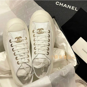代购Chanel/香奈儿24p新款大头鞋爆款女鞋厚底鞋油蜡皮休闲板鞋