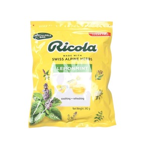 瑞士糖果Ricola利口乐柠檬薄荷润喉糖独立包装零食清晰口气