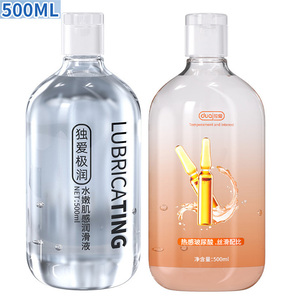 大瓶大容量500ml人体水溶性润滑油液剂热感夫妻房事情趣按摩spa滑
