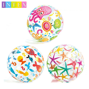 INTEX正品戏水球充气水球沙滩球 儿童成人水上玩具海滩球游泳手球