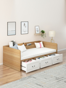 卧单双人床小户型m专用踏踏米床板沙发床室式抽屉储物床1.2榻客厅