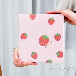 新年草莓手工巧克力盒礼品手提袋生巧饼干蛋糕情人节点心烘培包装