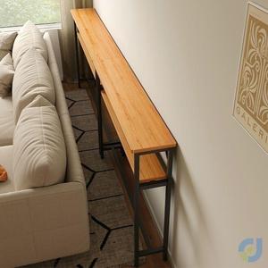 沙发后置物架背后细长条极窄款书架夹缝金属落地架子缝隙靠墙客厅