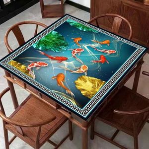麻将桌垫子桌布正方形加厚防水打扑克牌专用的桌布机麻桌面布打牌