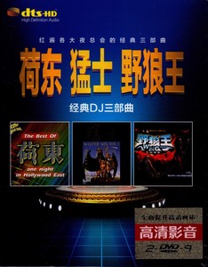 荷东 猛士 野狼王 经典DJ 的士高舞曲 正版汽车载视频DVD光盘碟片