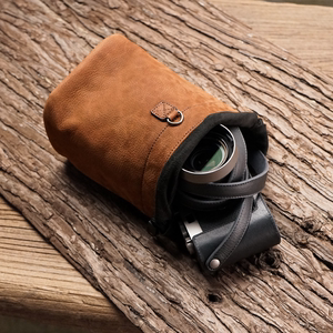 MrStone原创相机收纳包富士XT5圆筒包徕卡内胆q3镜头袋a7c2圆筒包
