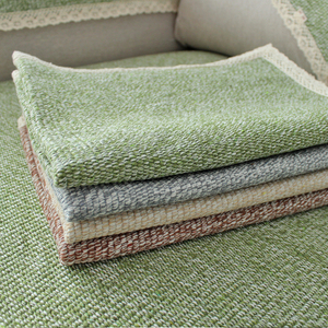 简约现代纯色沙发垫四季通用盖巾靠背扶手组合沙发巾棉线坐垫盖布