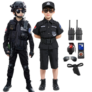 儿童特种兵玩具枪套装男童军装cos警察小特警角色扮幼儿园演出服