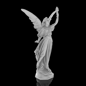 欧式神圣天使女神雕塑摆件 3D打印图纸模型stl obj格式素材文件