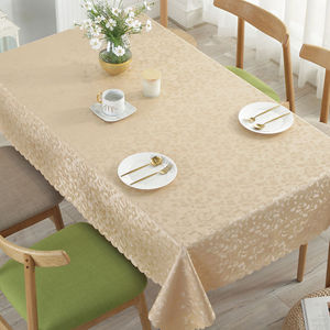 餐桌布防水防油防烫免洗长方形台布欧式家用高档布艺茶几桌布桌垫
