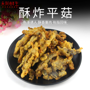 美好酥炸平菇1kg 禾阳鲜生 六和盐酥蘑菇冷冻油炸小吃半成品