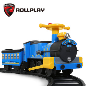 ROLLPLAY如雷儿童轨道小火车可坐人电动车1-3岁宝宝圣诞礼物玩具