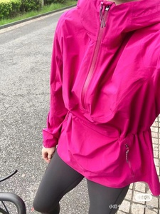 Lululemon stretch waterproof pullover女士半拉链夹克连帽外套