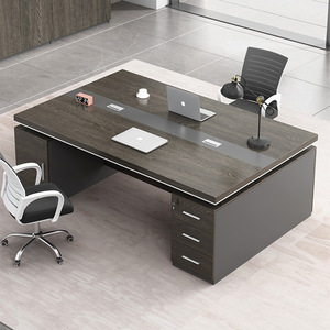 办公桌双人位面对面经理室现代老板桌椅组合财务电脑桌子两人一体