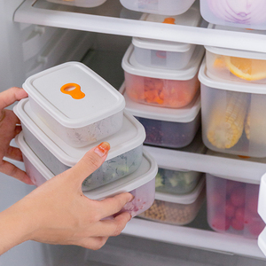 冰箱收纳盒食品级专用厨房放蔬菜水果甜品熟食的密封透明保鲜盒子