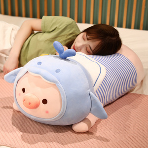毛绒玩具猪猪抱枕长条枕公仔玩偶女生床上抱着睡觉夹腿布娃娃超软