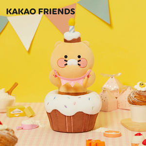 KAKAO FRIENDS 动漫周边生日快乐可拆卸毛绒娃娃可爱少女心礼物