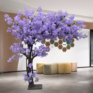 仿真樱花树 许愿假树大型植物 桃花室内客厅婚庆幸福树装饰定制
