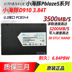 PBLAZE/小海豚D910  D920 3.84T U.2 高速稳定企业级SSD固态硬盘