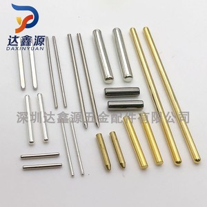 铜针插针 光杆直针 PCB焊针定位针0.8|1.0|1.1实心铜针插针pin针