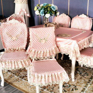 欧式布艺餐桌布椅套椅垫套桌椅套罩茶几盖巾长方形桌布多用盖布罩