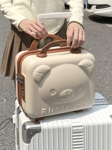 手提行李箱化妆箱小箱子化妆包便携小型收纳旅行箱女可挂行李箱包