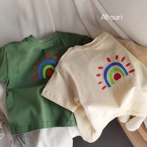 童装夏装韩国男女小儿童宝宝半袖印花棉质短袖T恤衫上衣2021夏潮