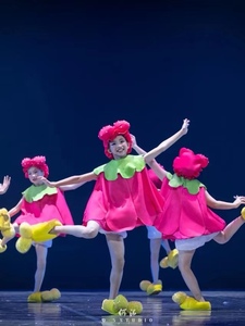 第十一届小荷风采脚脚会唱歌儿童演出服舞蹈服幼儿园卡通表演服装