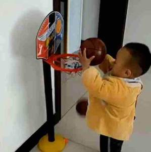 折叠篮球筐自由升降投篮玩具户外早教玩具儿童篮球架礼物灌篮落地