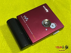 索尼MZ-NE810随身听NET-MD录放机支援MDLP保姆机 红色裸机