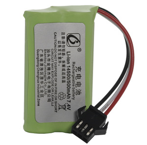 7.4v 500mAh 14500 SM3P锂电池 遥控扭变车 手机变形车 水弹3针