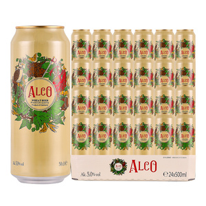 【进口】阿尔寇/ALCO啤酒500ml*24罐德国精酿白啤酒整箱啤酒清仓