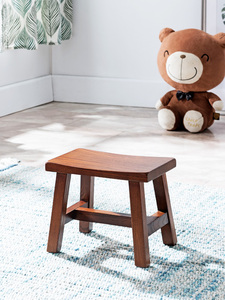 白蜡木全实木儿童小板凳天然实用原木人体工学设计耐用舒适宝宝凳