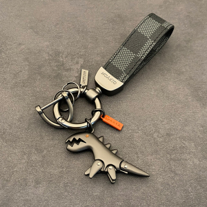 LV&GEDETE 法斗钥匙扣小恐龙挂件可爱汽车钥匙链背包挂饰创意礼物